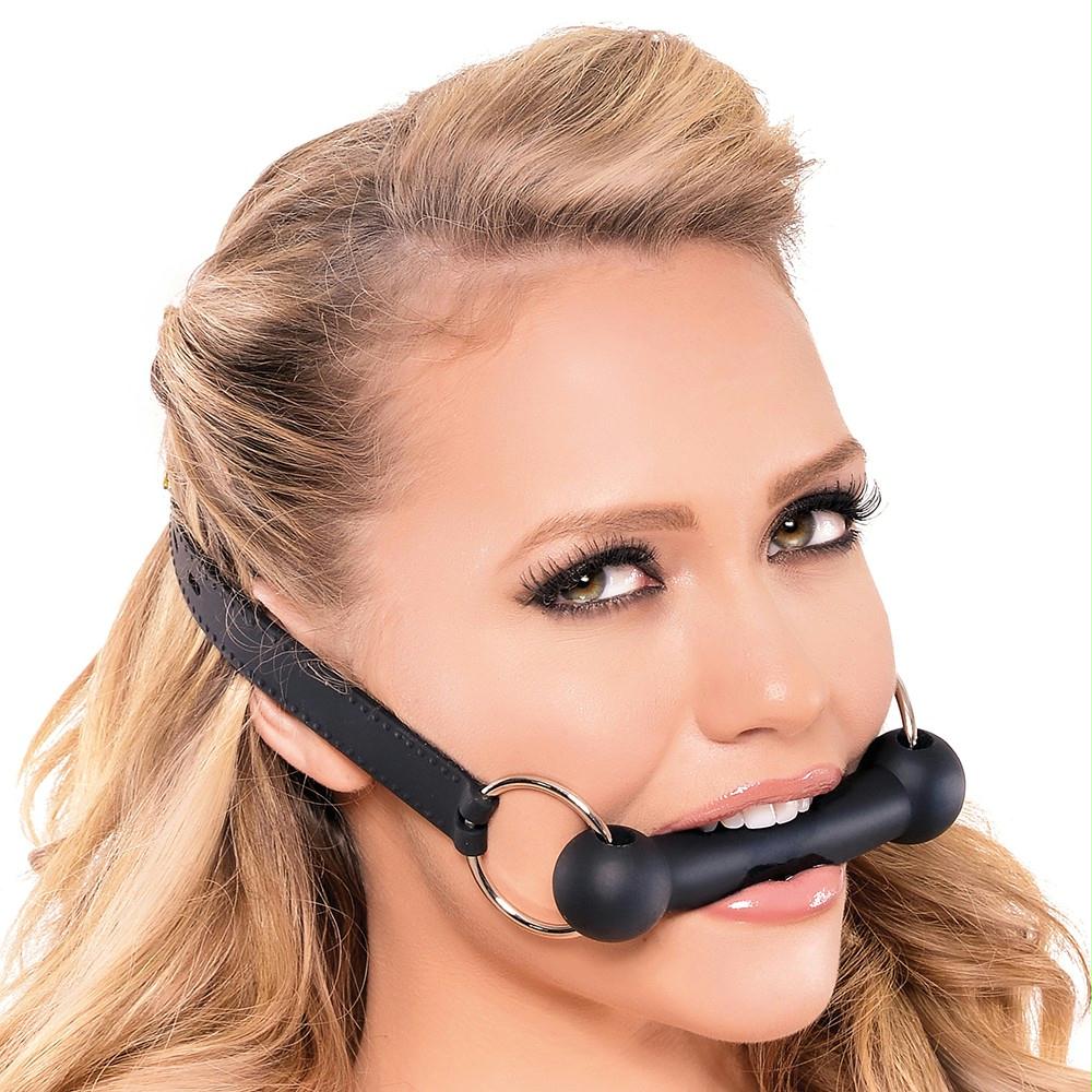 Fetish Fantasy Silicone Bit Gag in Black