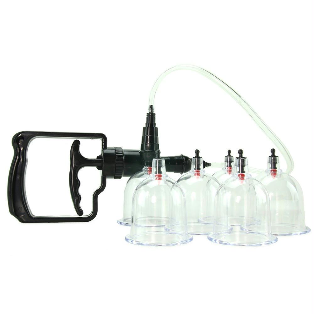 Fetish Fantasy Beginner's 6PC Cupping Set in Clear