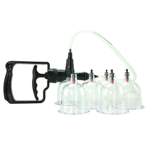 Fetish Fantasy Beginner's 6PC Cupping Set in Clear