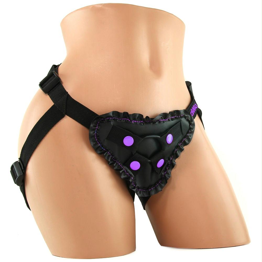 Dillio Fancy Fit Harness in Black-Purple