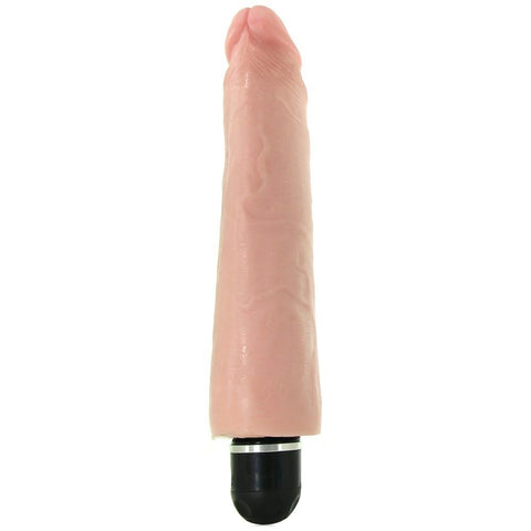 King Cock 9" Vibrating Stiffy in Vanilla