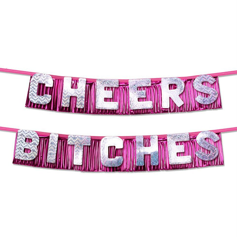 Bachelorette Party Cheers Bitches Party Banner