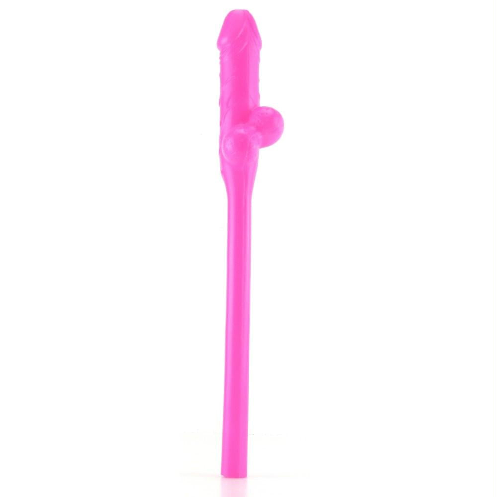 Jumbo Sucking Straws in Pink