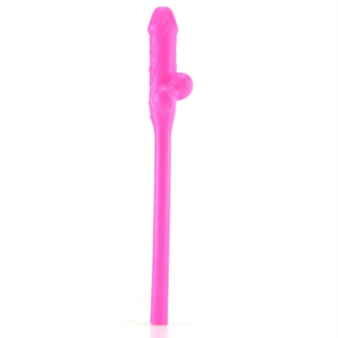 Jumbo Sucking Straws in Pink