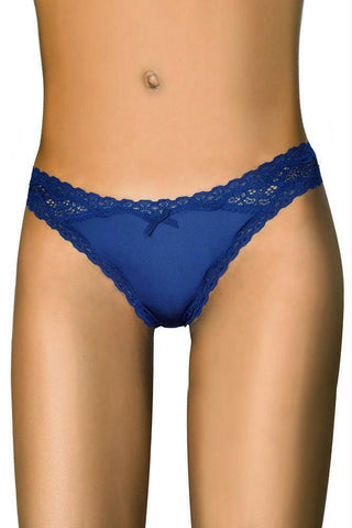 Navy Blue Staple Thong in L-XL