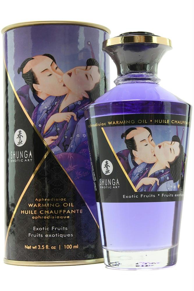 Aphrodisiac Warming Oil 3.5oz-100ml in Exotic Fruits
