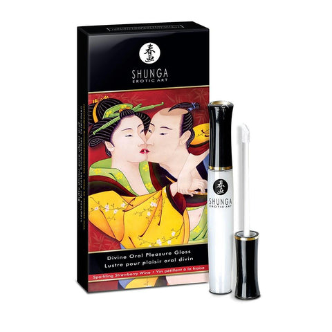 Divine Art Oral Pleasure Lip Gloss in Strawberry Wine