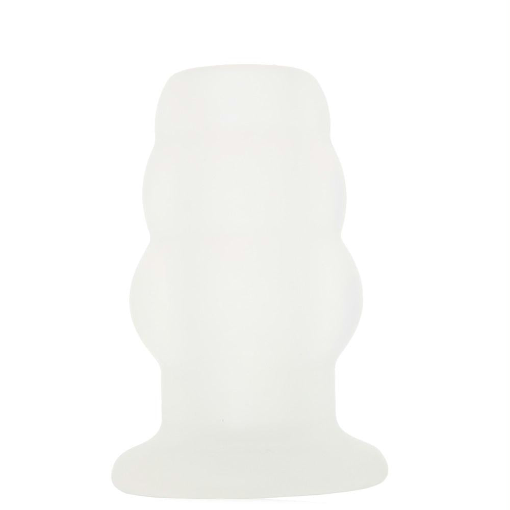SONO No.49 Small Hollow Tunnel Butt Plug in Clear