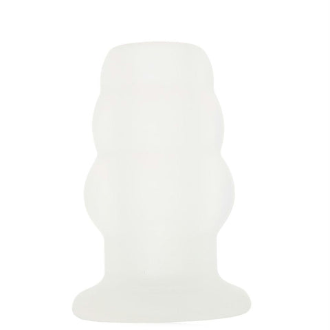 SONO No.49 Small Hollow Tunnel Butt Plug in Clear