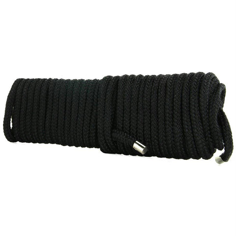 Soft Nylon Japanese Bondage Rope in Black