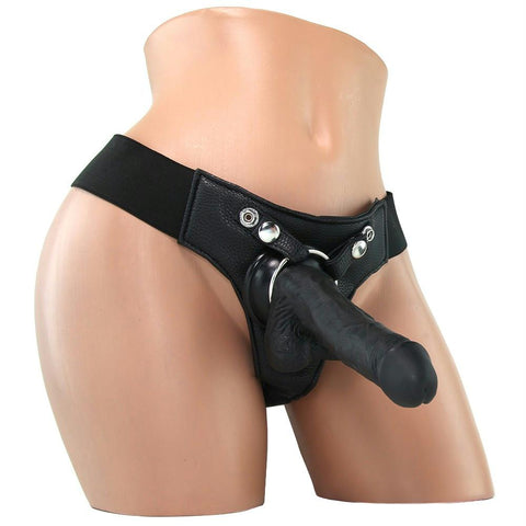 Realistic 7" Strap-On in Black