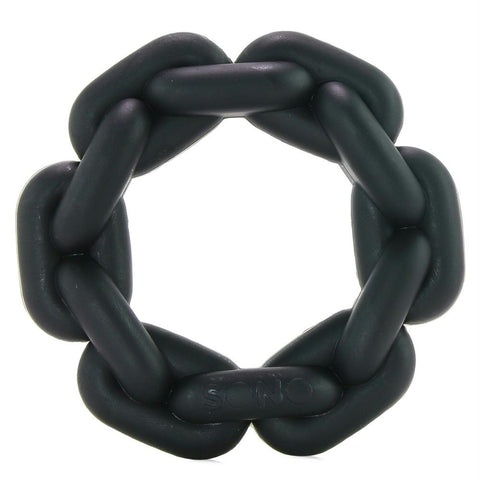 SONO No.4 Silicone Cock Ring in Black