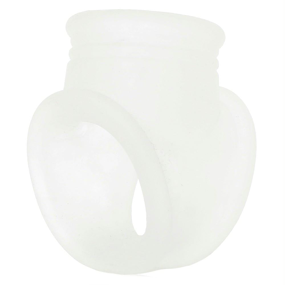 SONO No.48 Cockring with Ball Strap in Clear