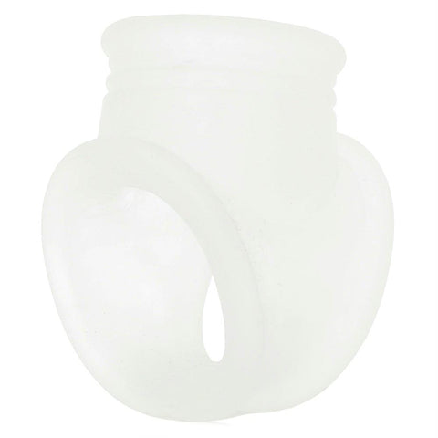 SONO No.48 Cockring with Ball Strap in Clear