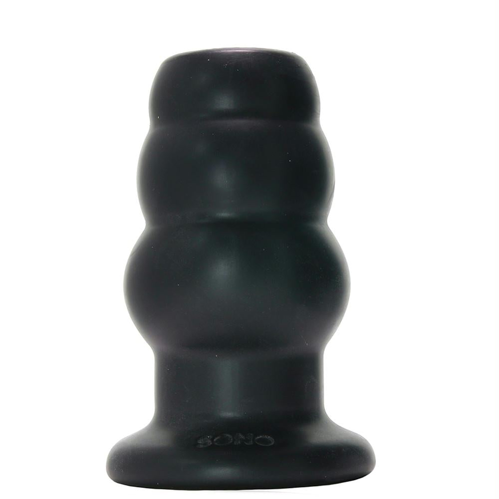 SONO No.49 Small Hollow Tunnel Butt Plug in Black