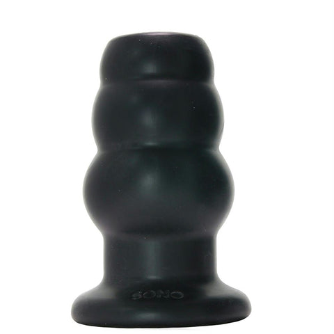 SONO No.49 Small Hollow Tunnel Butt Plug in Black