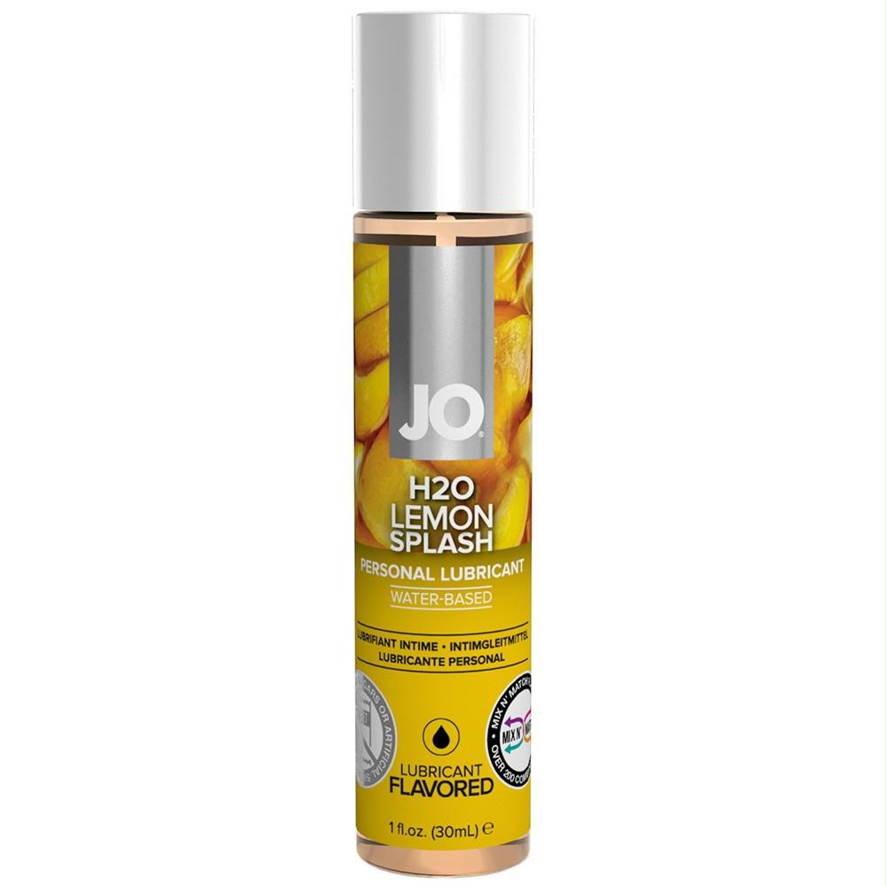 H2O Lemon Splash Flavored Lubricant in 1oz-30ml