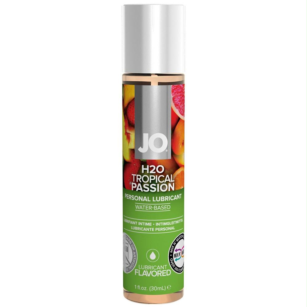 H2O Tropical Passion Flavored Lubricant in 1oz-30ml