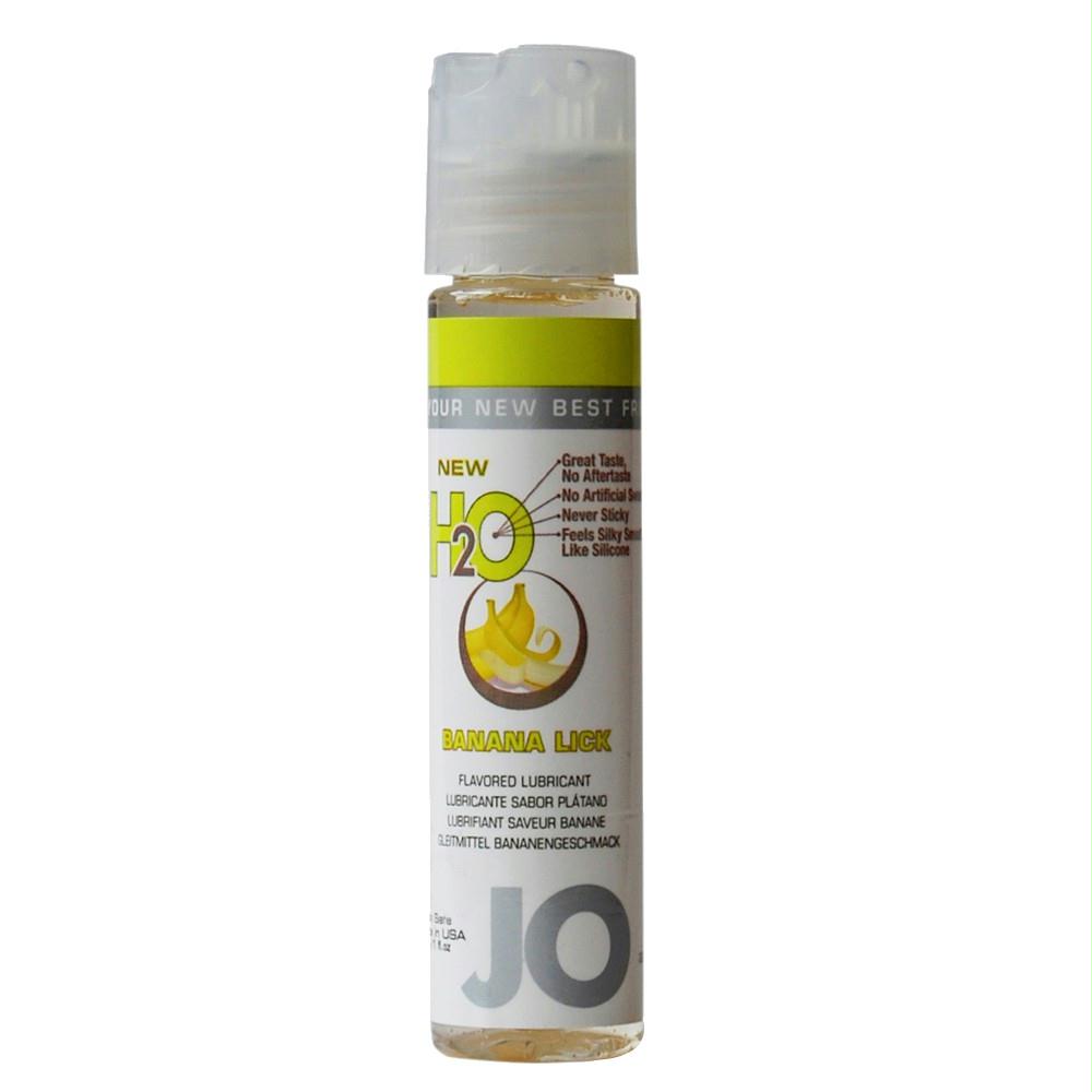 H2O Banana Lick Flavored Lube in 1oz-30ml