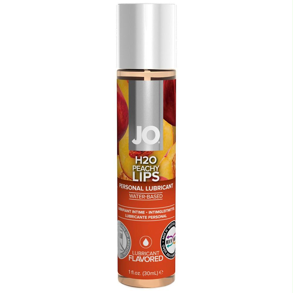 H2O Peachy Lips Flavored Lube in 1oz-30ml