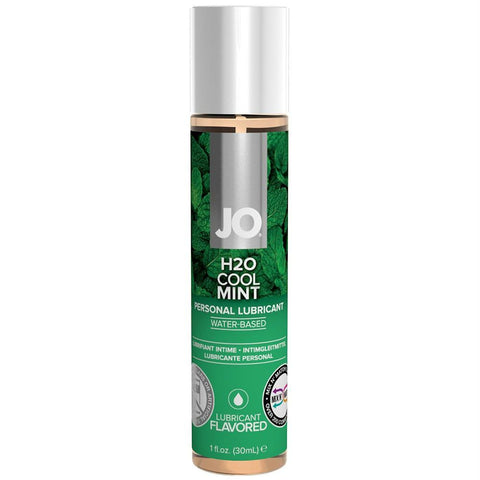 H2O Cool Mint Flavored Lubricant in 1oz-30ml