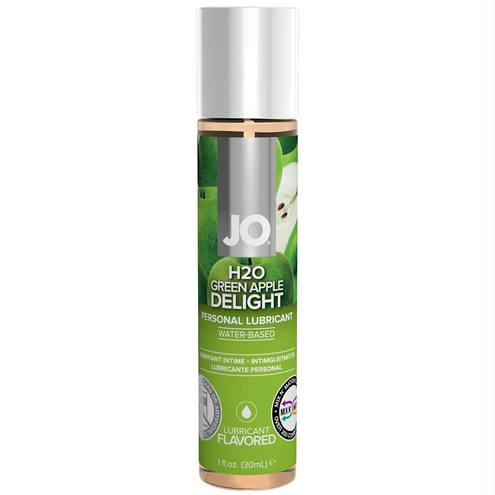 H2O Green Apple Flavored Lubricant in 1oz-30ml