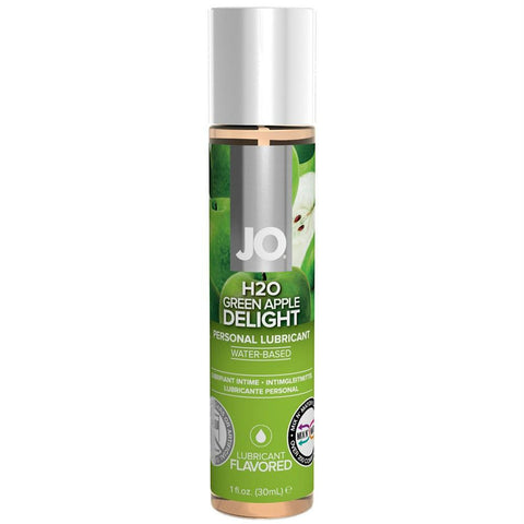 H2O Green Apple Flavored Lubricant in 1oz-30ml
