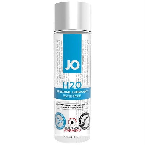 H2O Warming Personal Lube in 8oz-240ml