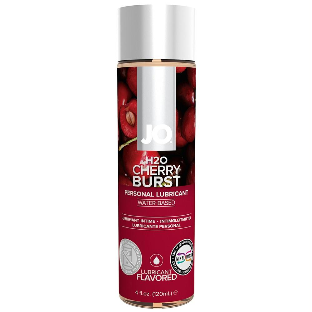H2O Cherry Burst Flavored Lube in 4oz-120ml