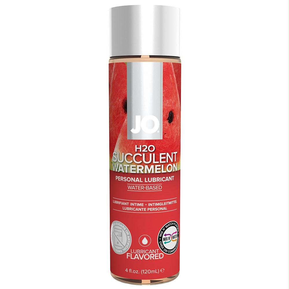 H2O Watermelon Flavored Lube in 4oz-120 ml