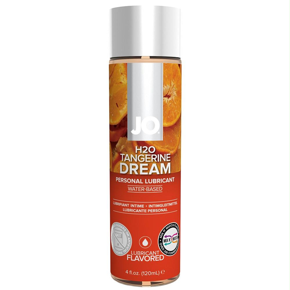 H2O Tangerine Dream Flavored Lubricant in 4oz-120ml