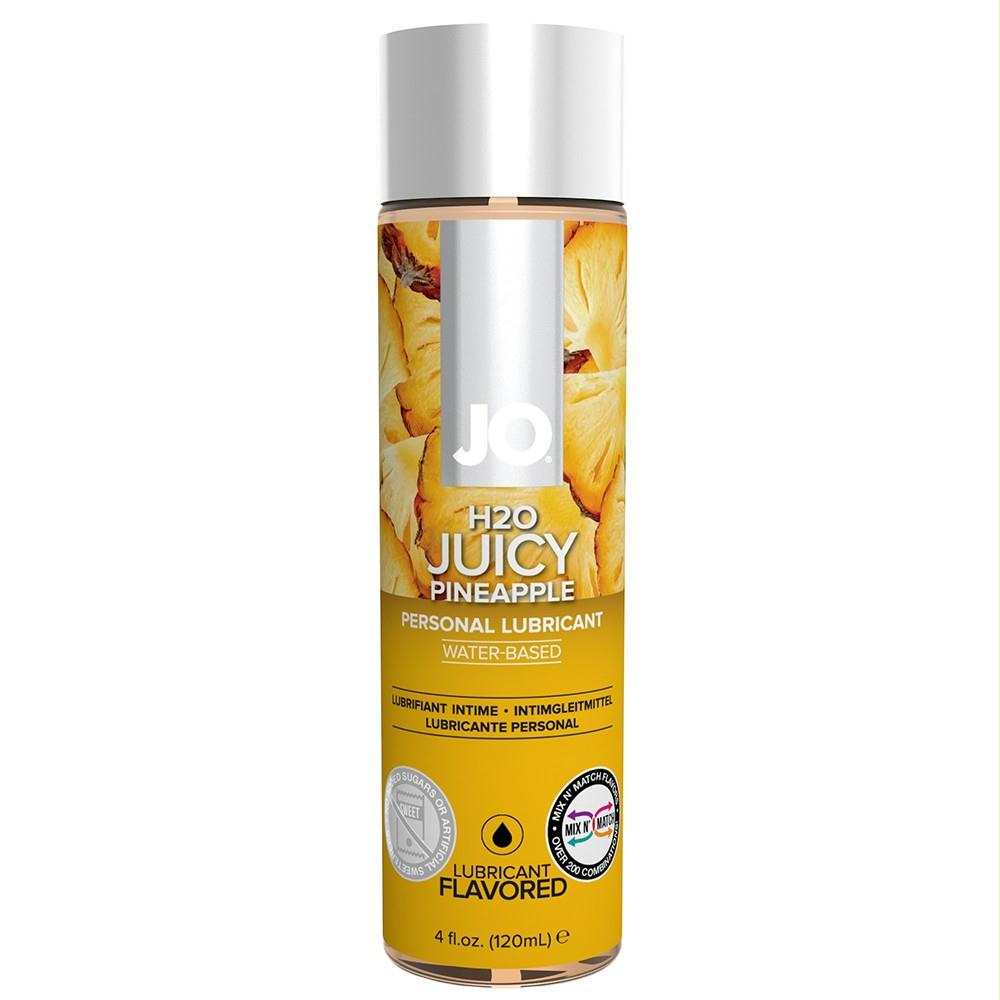 H2O Juicy Pineapple Flavored Lubricant in 4oz-118ml