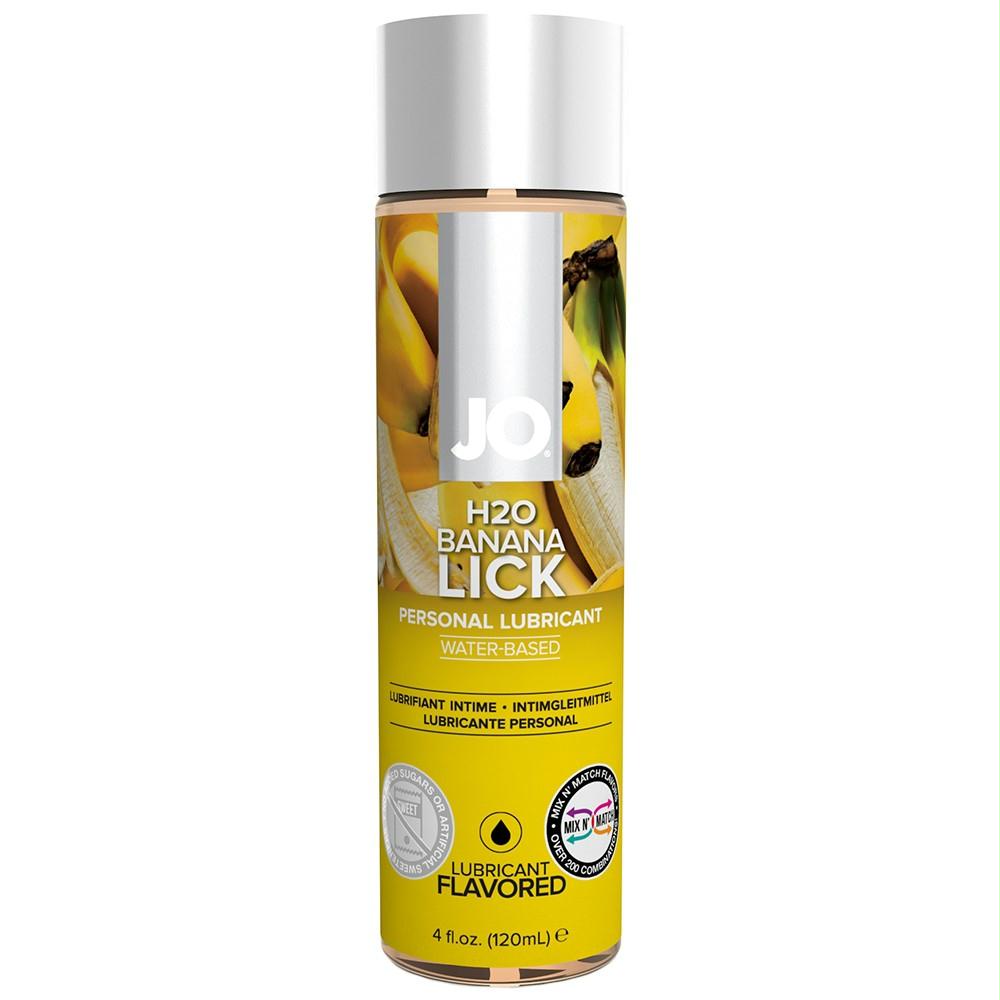 H2O Banana Lick Flavored Lube in 4oz-120ml