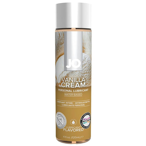 H2O Vanilla Cream Flavored Lube in 4oz-120ml