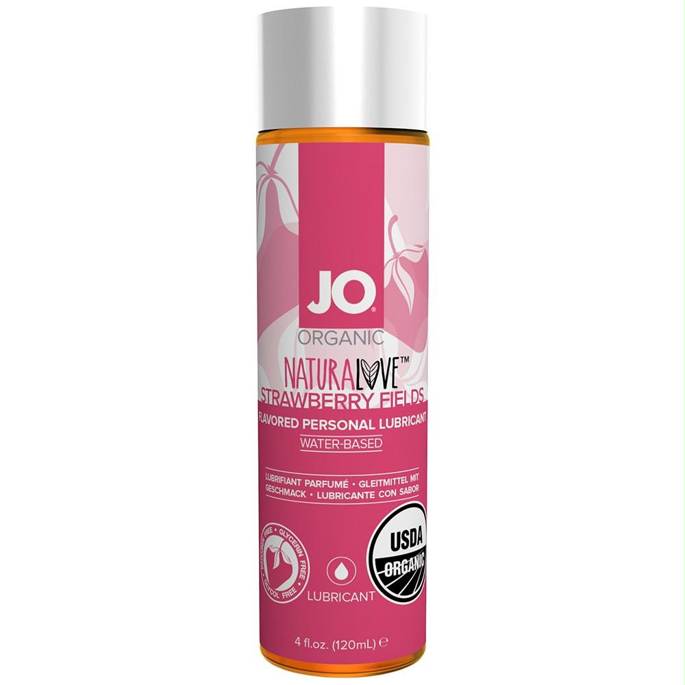 Naturalove Strawberry Fields Lube in 4oz-120mL
