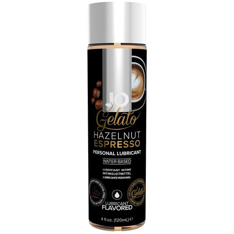 Gelato Hazelnut Espresso Flavored Lubricant in 4oz-120 ml