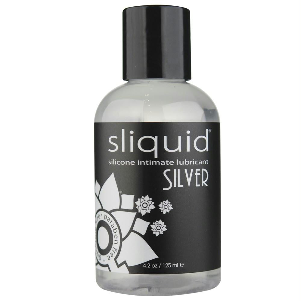 Silver Silicone Intimate Lube in 4.2oz-125ml