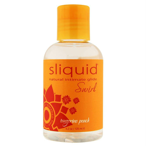 Swirl Flavored Lubricant 4.2oz-125ml in Tangerine Peach