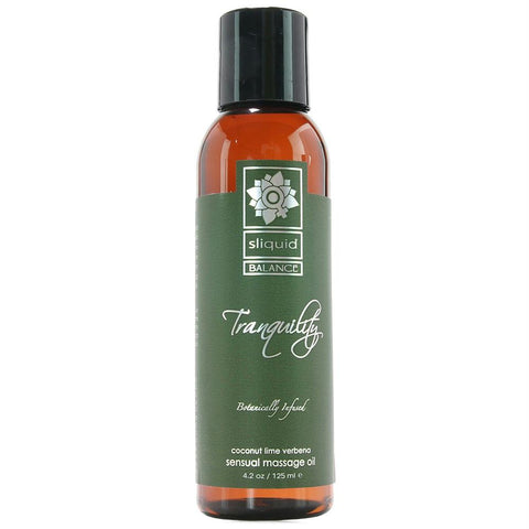 Organics Tranquility Massage Oil 4.2oz in Coconut-Lime