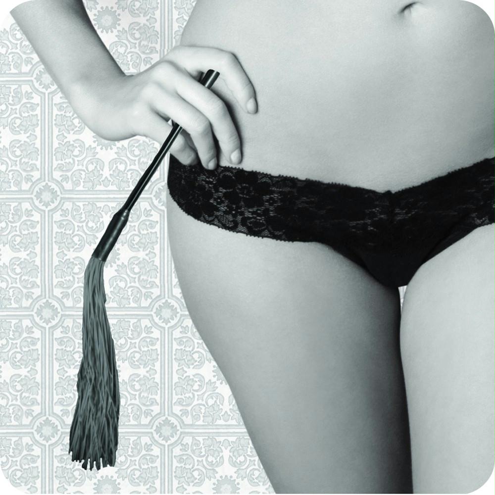 Rubber Tickler in Black