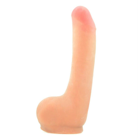CyberSkin Slimline Cyber Cock with Balls in Light Flesh