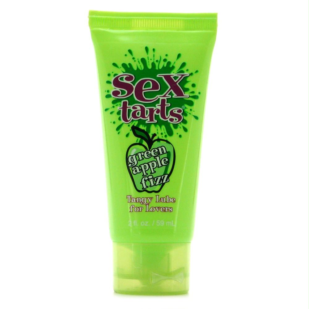 Sex Tarts Tangy Lube 2oz-59ml in Green Apple Fizz