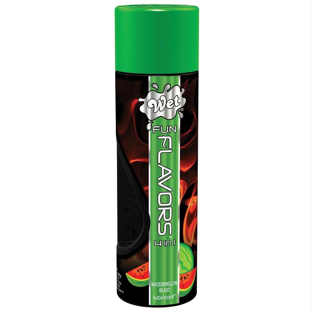 Fun Flavors 4-in-1 Massage Lube 4oz in Watermelon Blast