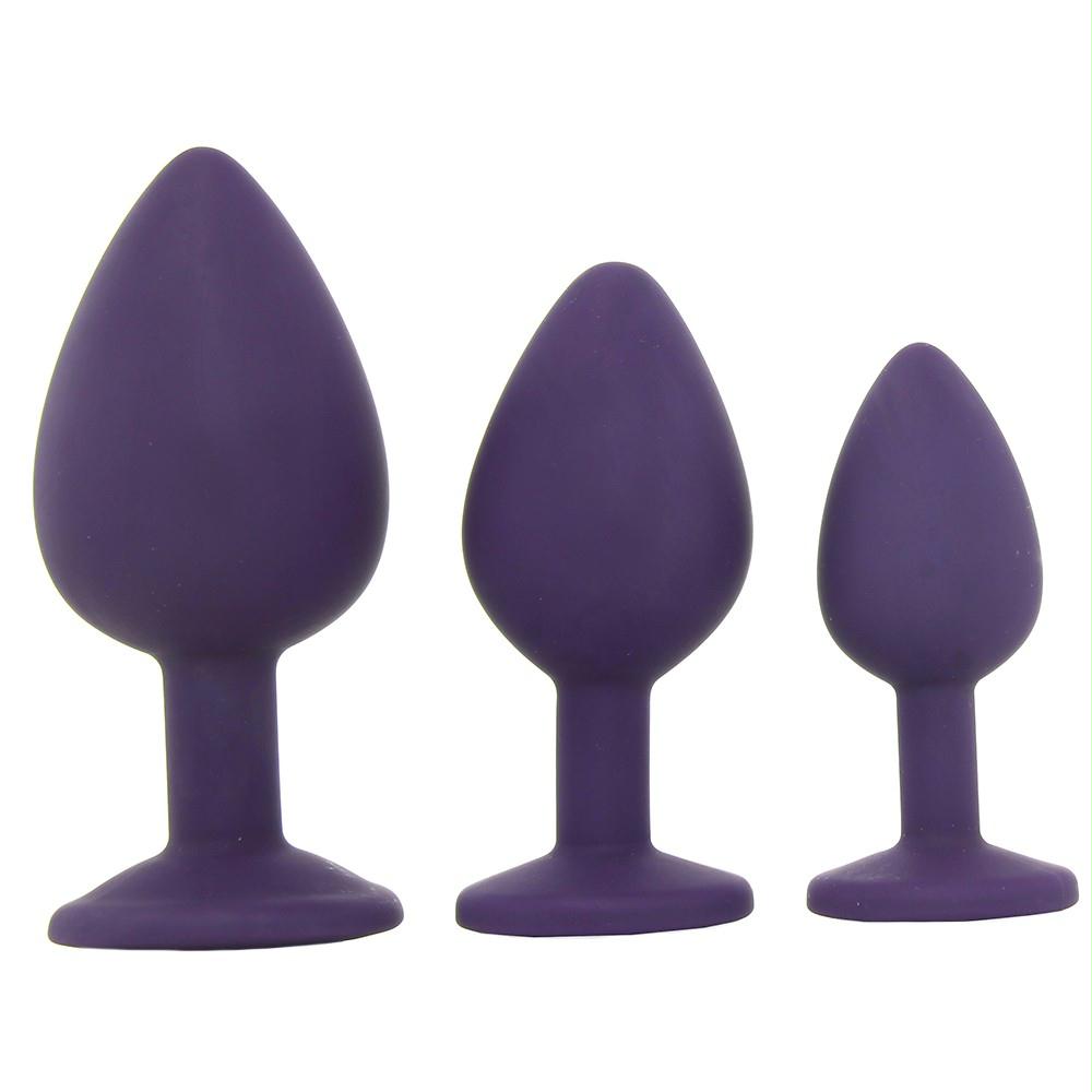 Rianne S Soiree Booty Plug Set 3X in Deep Purple