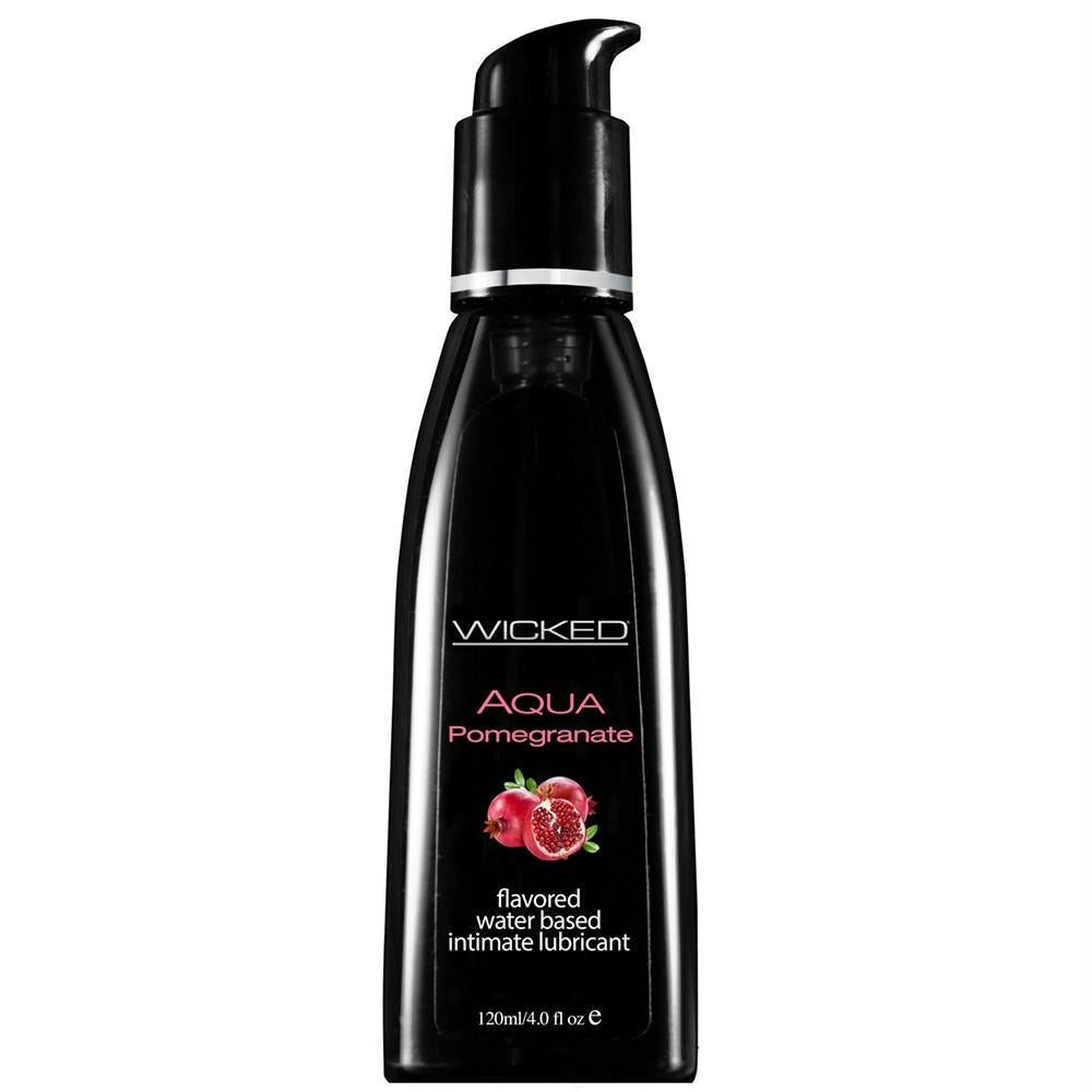 Aqua Pomegranate Flavored Lube in 4oz-120ml