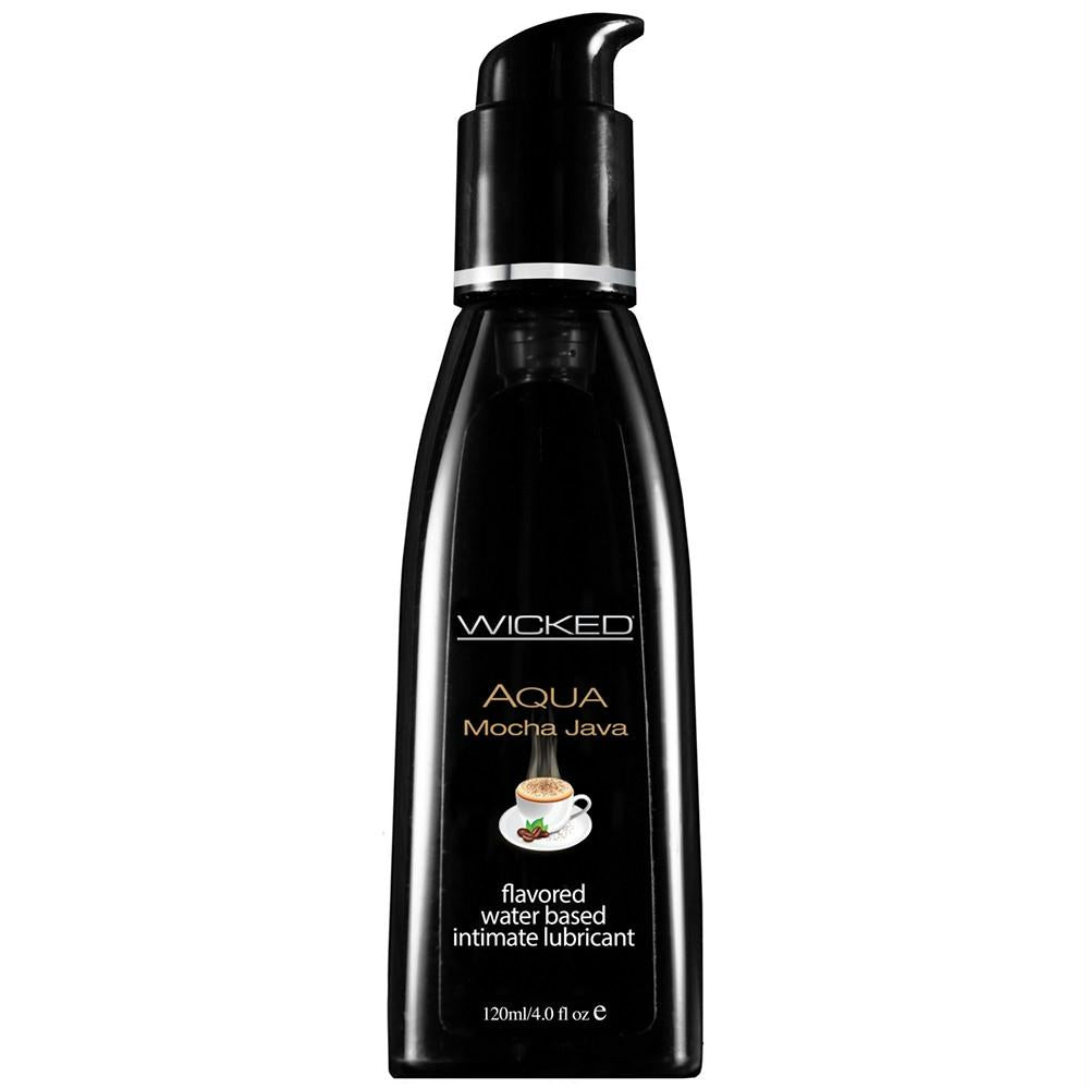 Aqua Mocha Java Flavored Lube in 4oz-120ml
