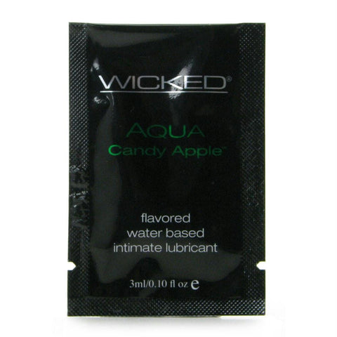 Aqua Candy Apple Flavored Lube in .10oz-3ml
