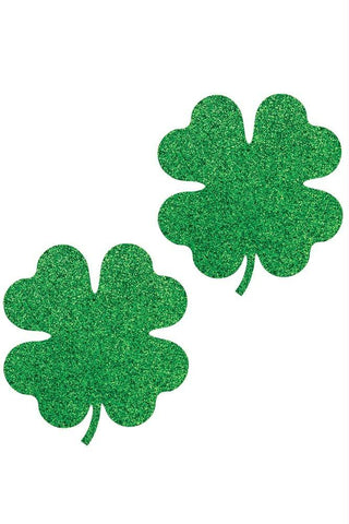 Peekaboos Shamrock and Roll Pasties in Green
