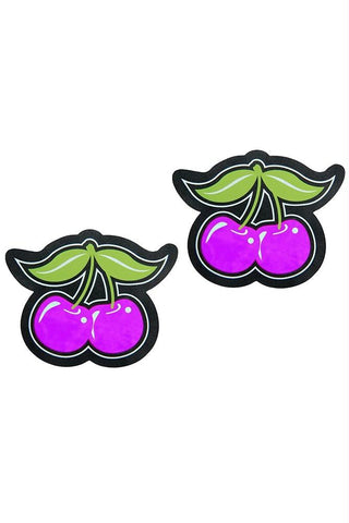 Peekaboos Cherries Jubilee Pasties in Purple